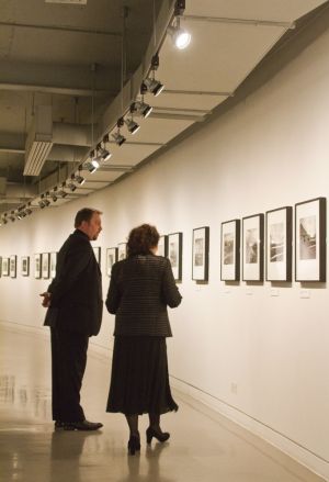 Film Festival Clare Bloom and Tony Earnshaw touring the galleries march 25 2011 image 3 sm.jpg